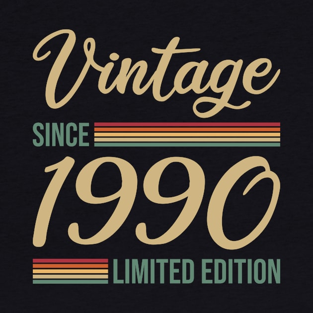 Vintage since 1990 Limited Edition Gift by POS